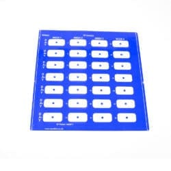 Blue Seals For Plastic Monthly Trays