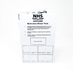 NHS Scotland Qube Weekly Cards - 1PSA