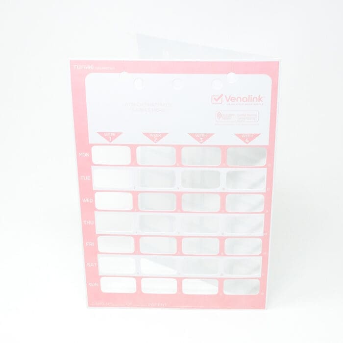 Pink Book Style Monthly Cards - Auto Machine